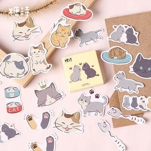 45 Cat Stickers Boxed